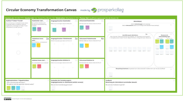 Circular Economy Transformation Canvas